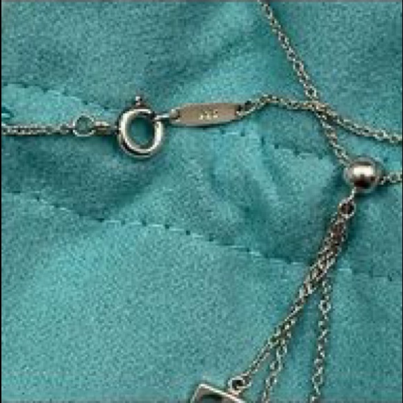 *Host Pick* Tiffany & Co. T & CO Letters Lariat Necklace 925 Sterling Silver - Picture 2 of 7
